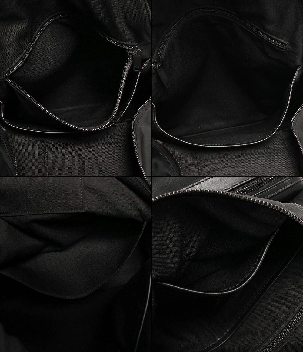 Saint Laurent Paris Rucksack Daypack City Canvas Crossbody Bag Black - Picture 4 of 8